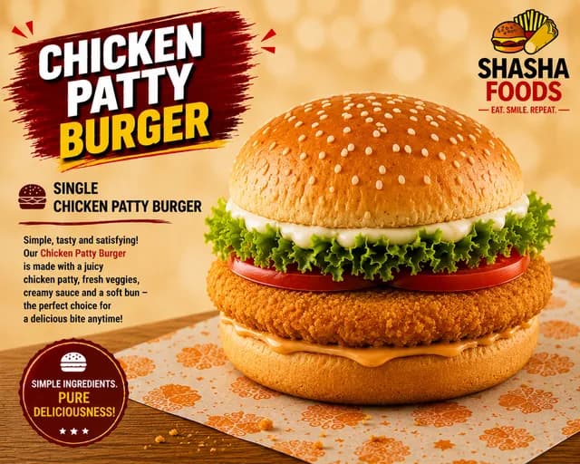 Chicken Patty Burger