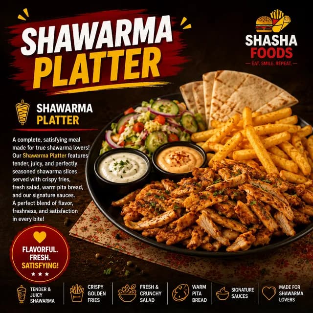 Chicken Shawarma Platter